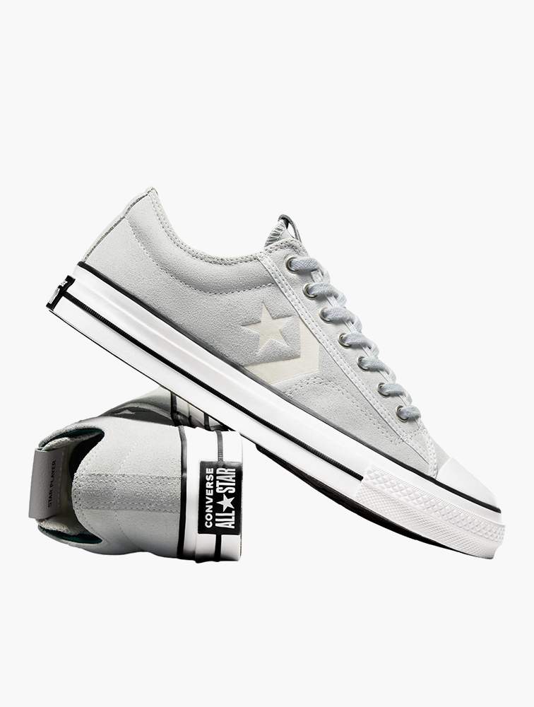 Converse star player grey suede clearance